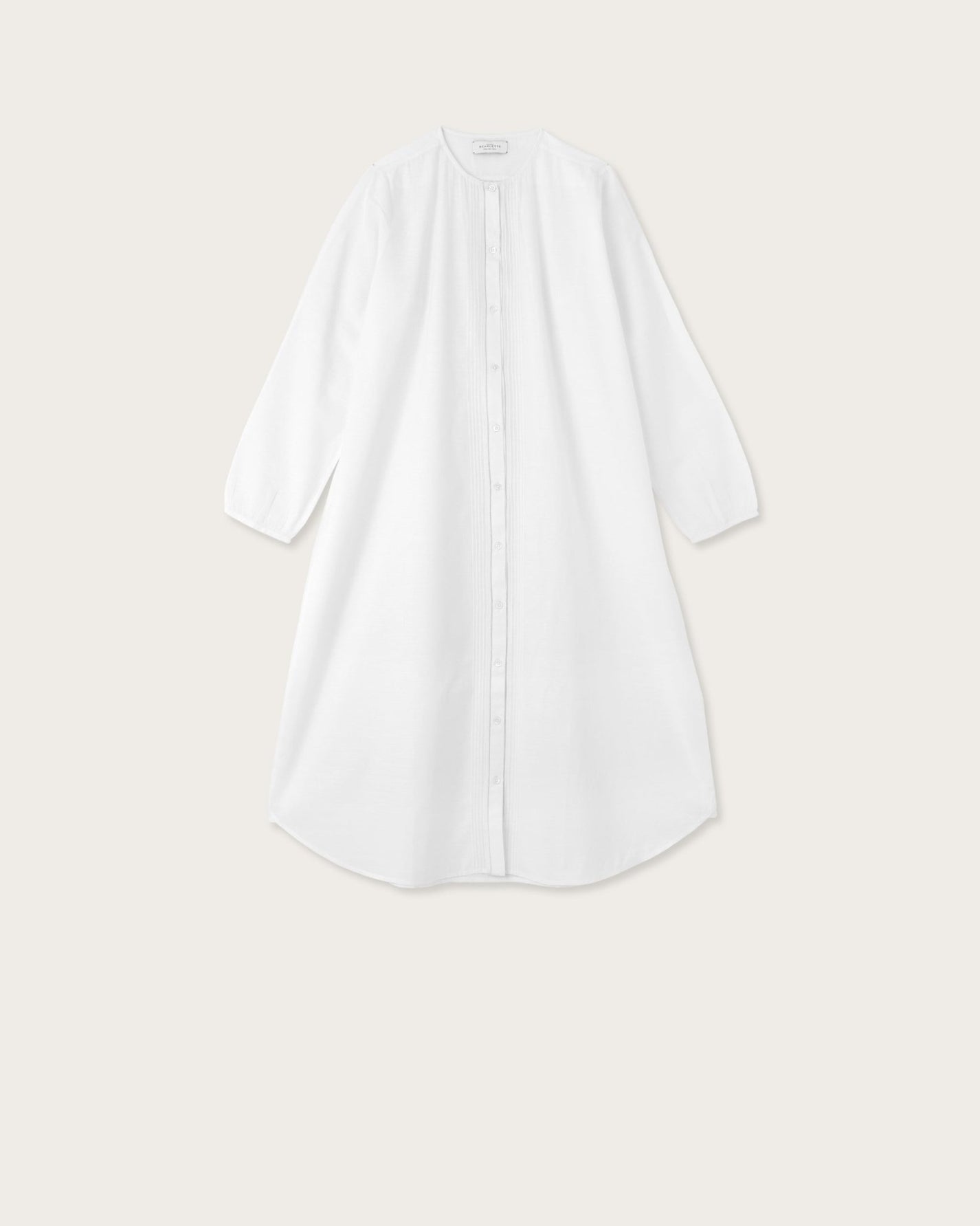 Robe de nuit Janis blanche - Scarlette Ateliers