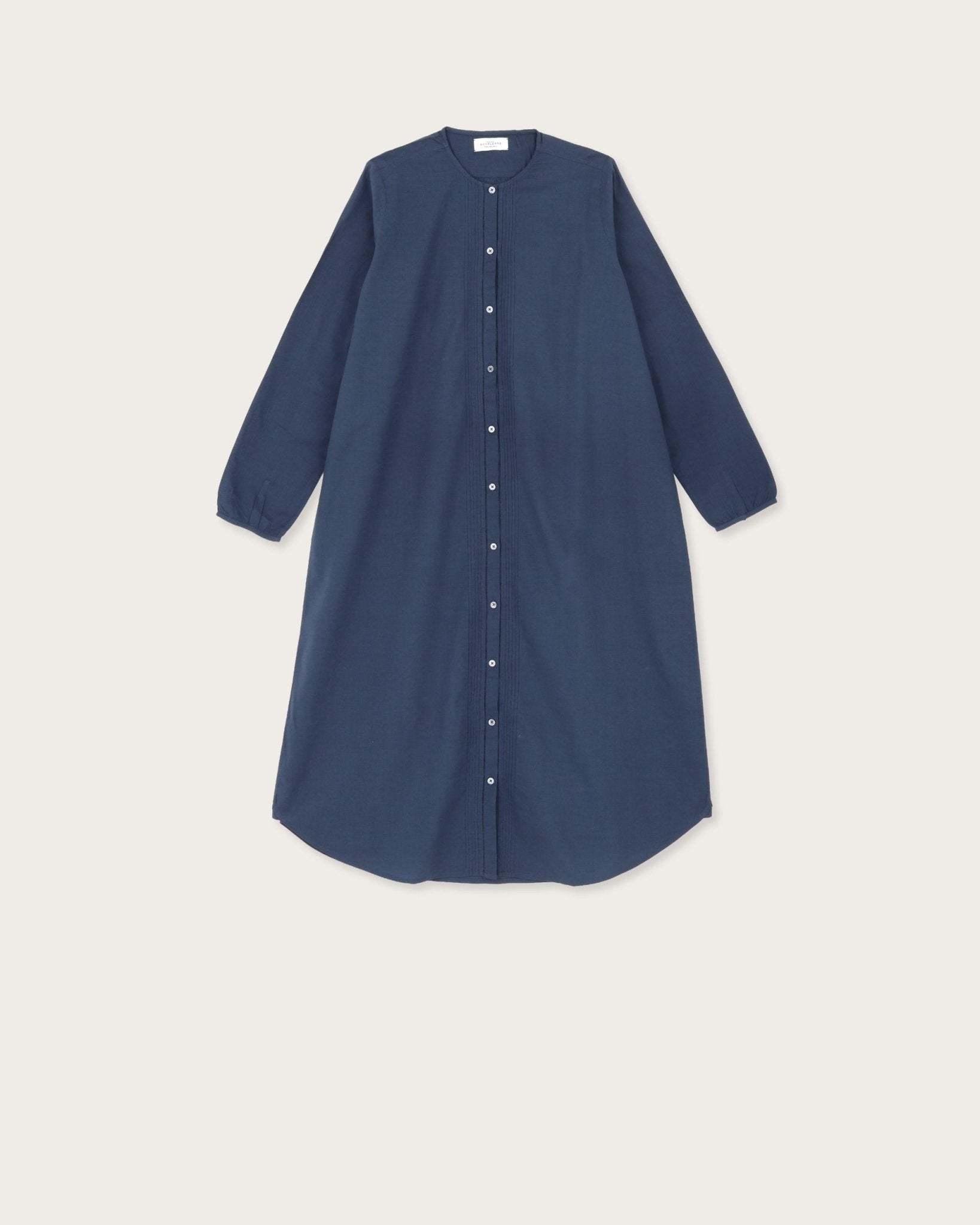 Robe de nuit Janis indigo - Scarlette Ateliers