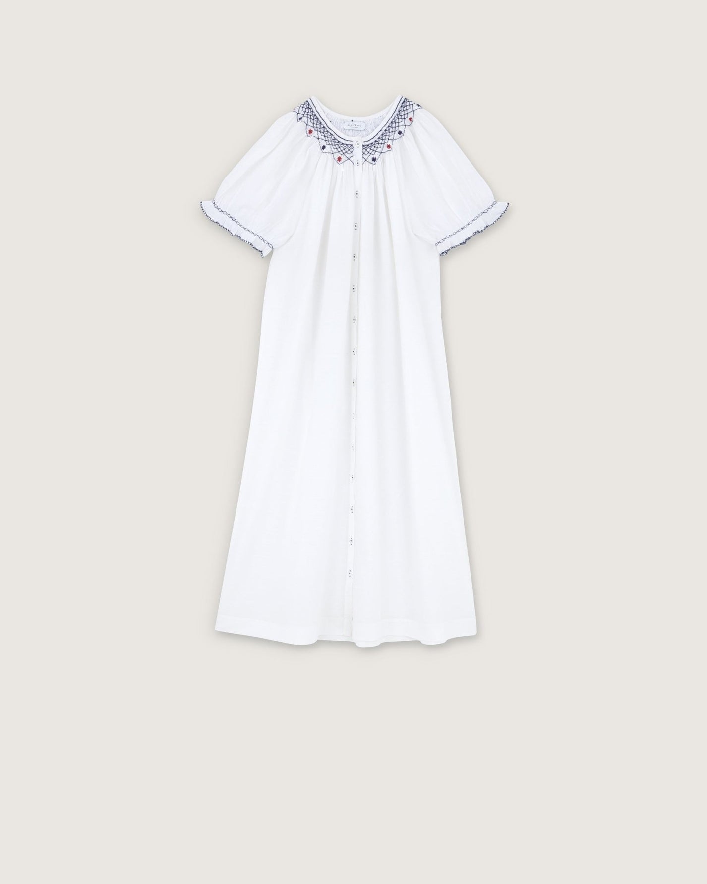 Robe de nuit Maya blanche - Scarlette Ateliers