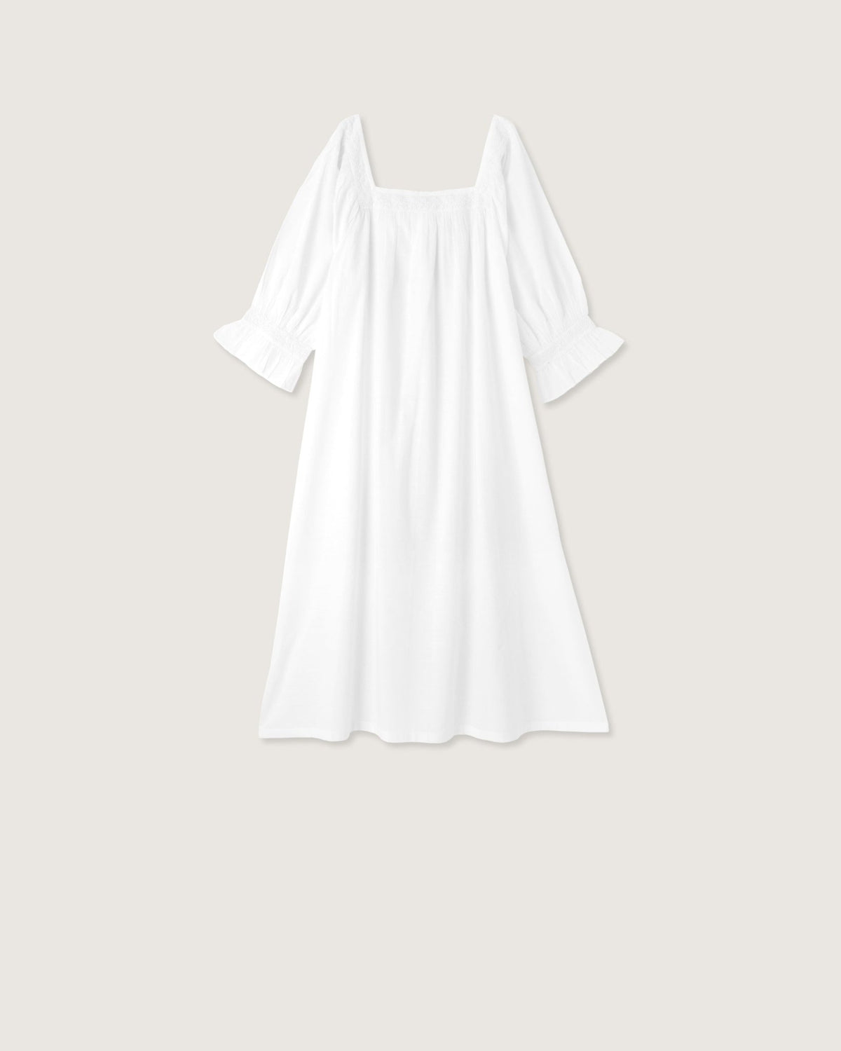 Robe de nuit Mia broderies blanches - Scarlette Ateliers