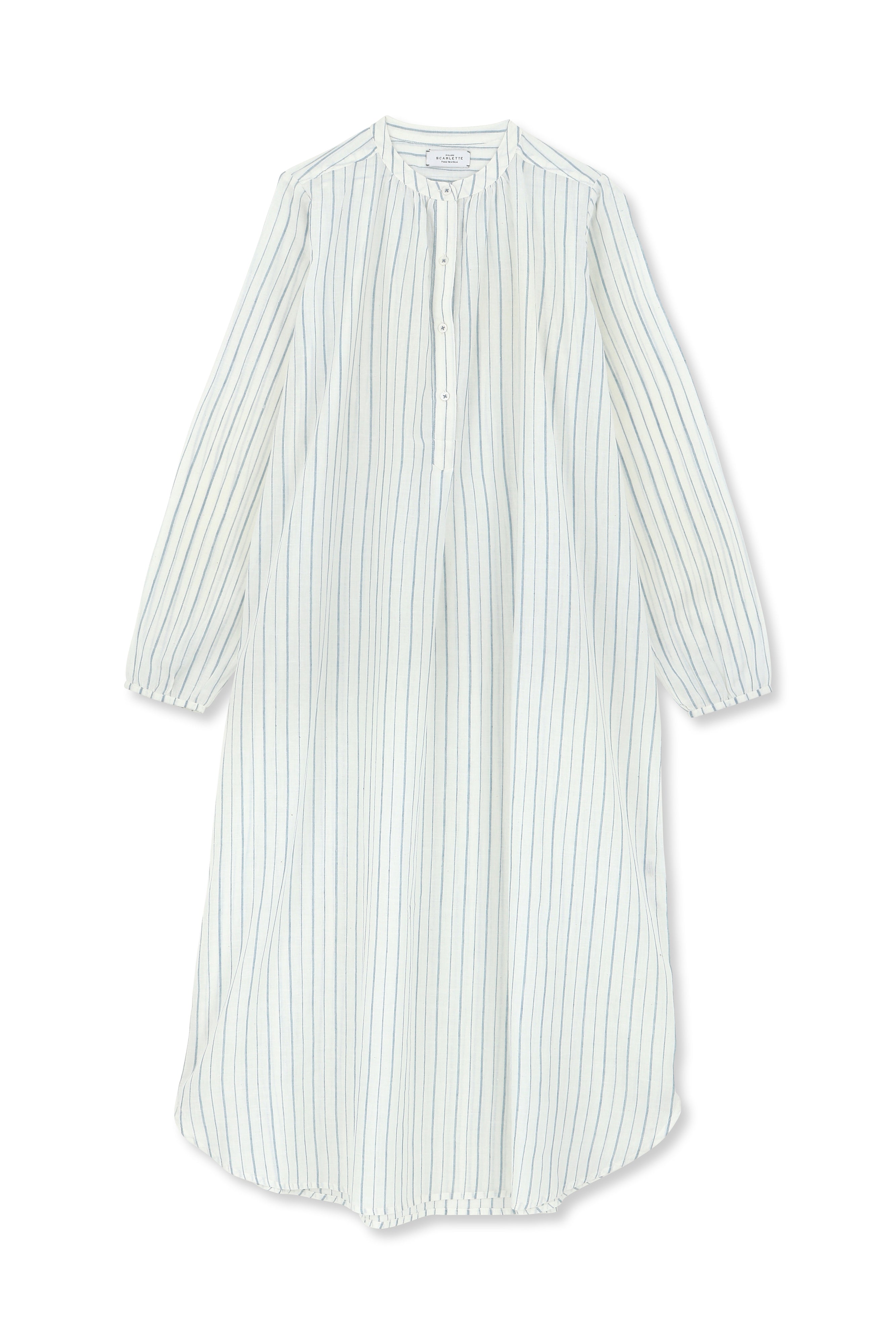 Robe de nuit 3 longue Galerne Ciel