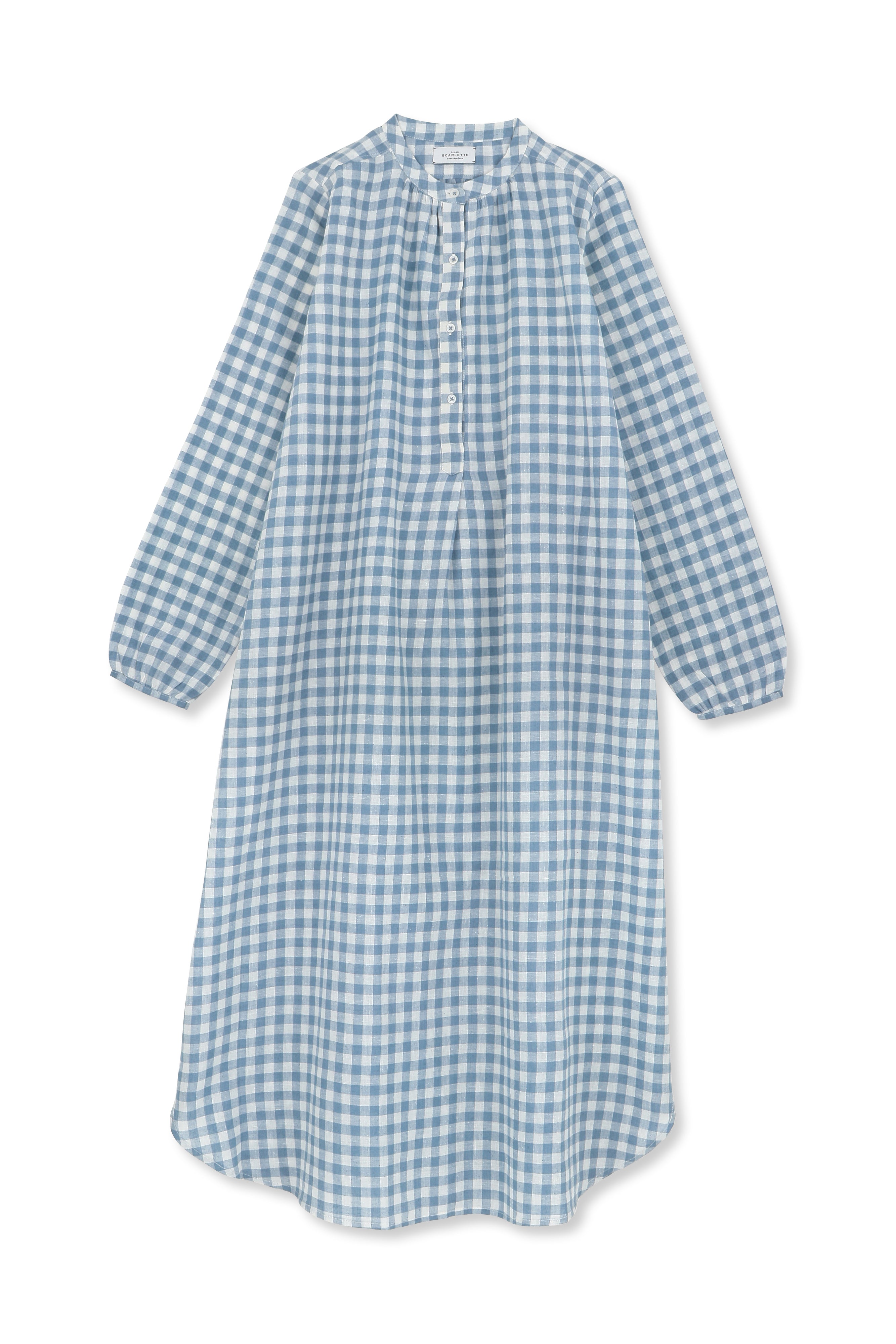 Robe de nuit 3 longue Libeccio Ciel