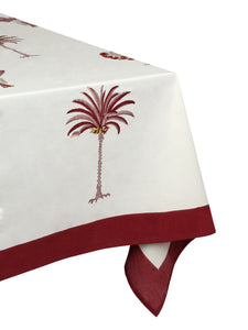 Tablecloth Palm Garnet