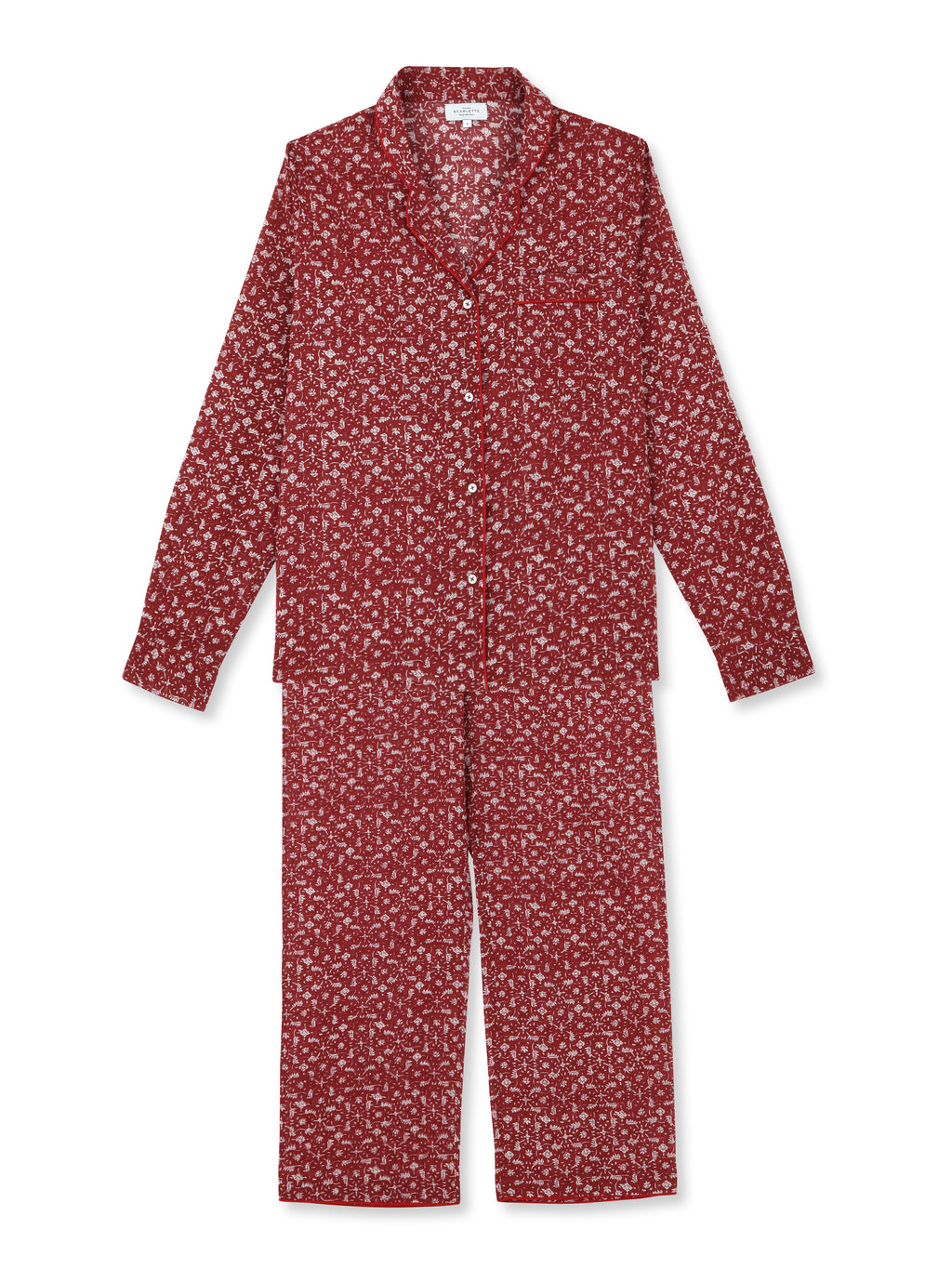 Pyjama Femme Victoria Navy – Scarlette Ateliers